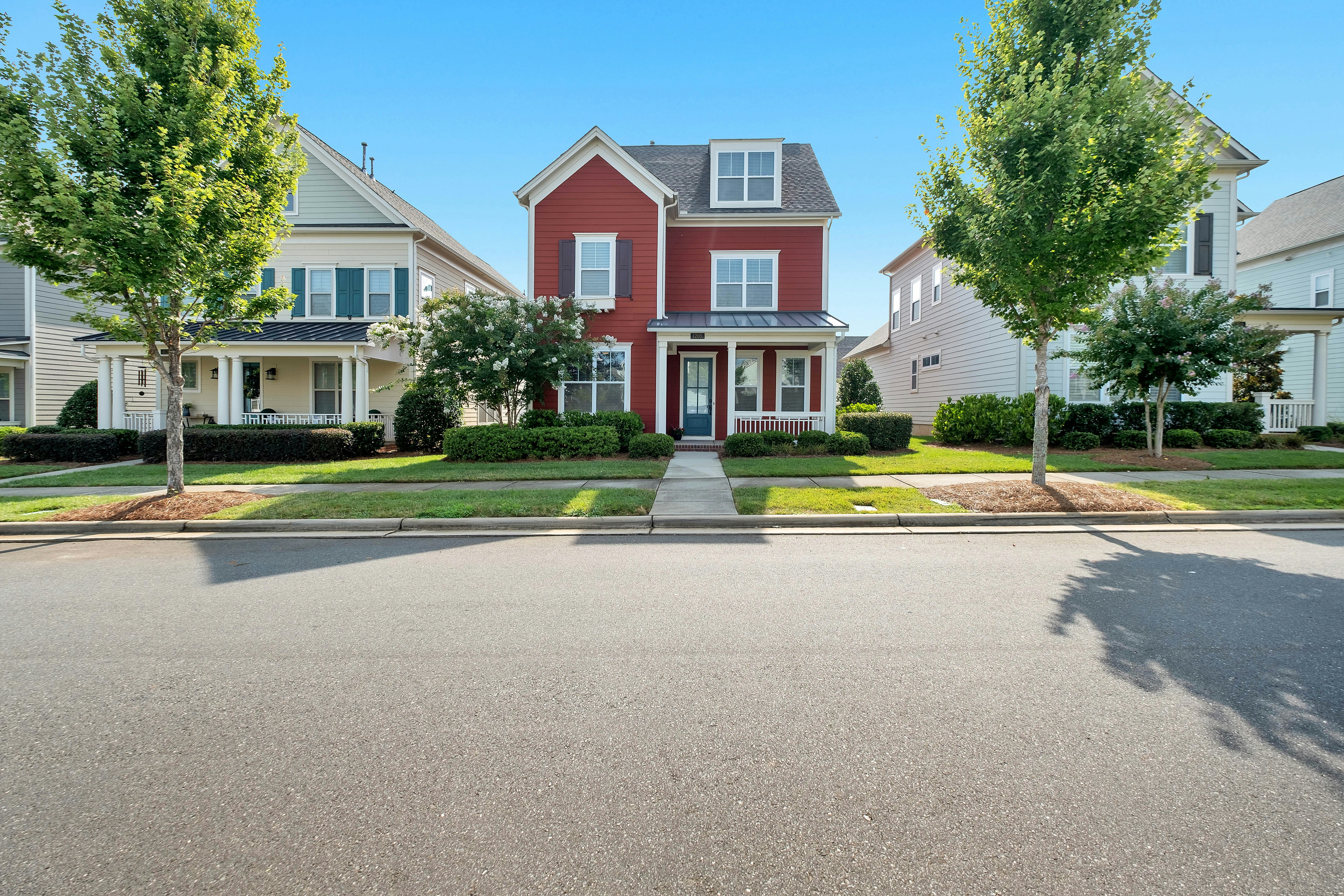 A middle class house in the suburbs